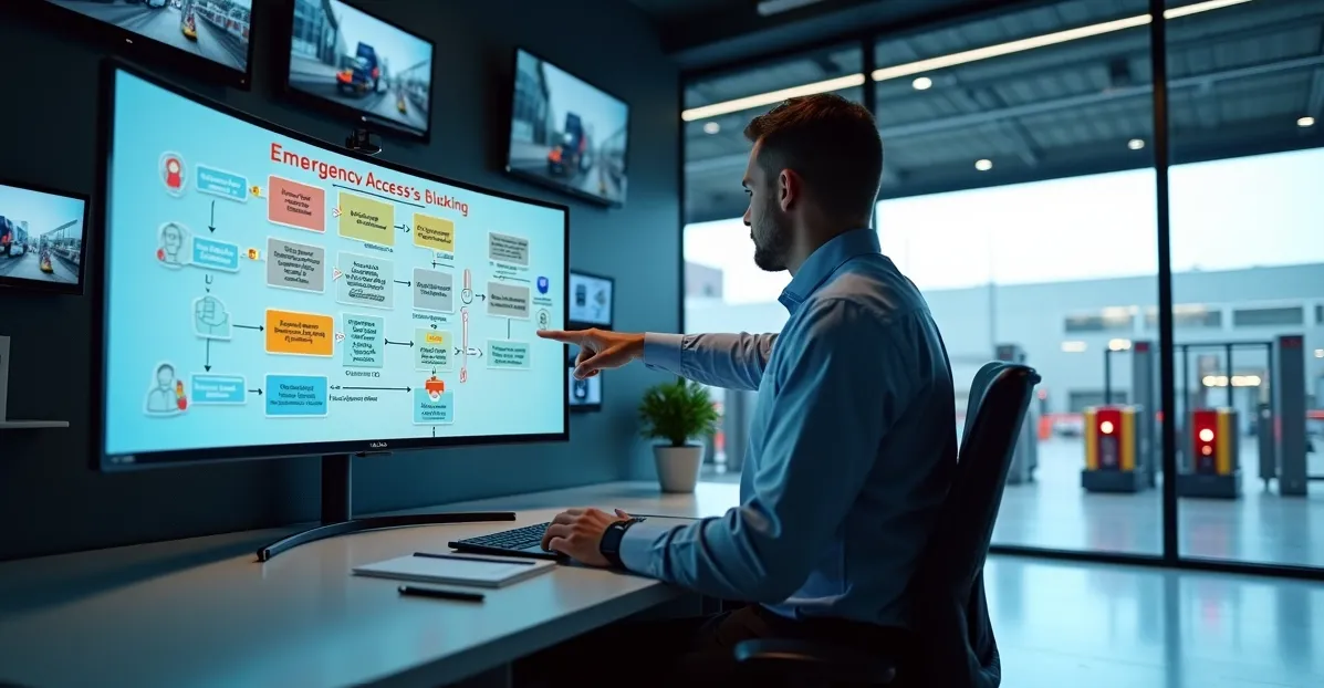 Como criar workflows seguros para bloqueio emergencial automático?